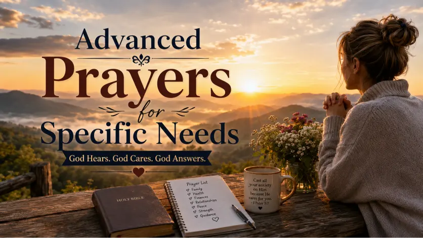 Advanced Prayers for Specific Needs