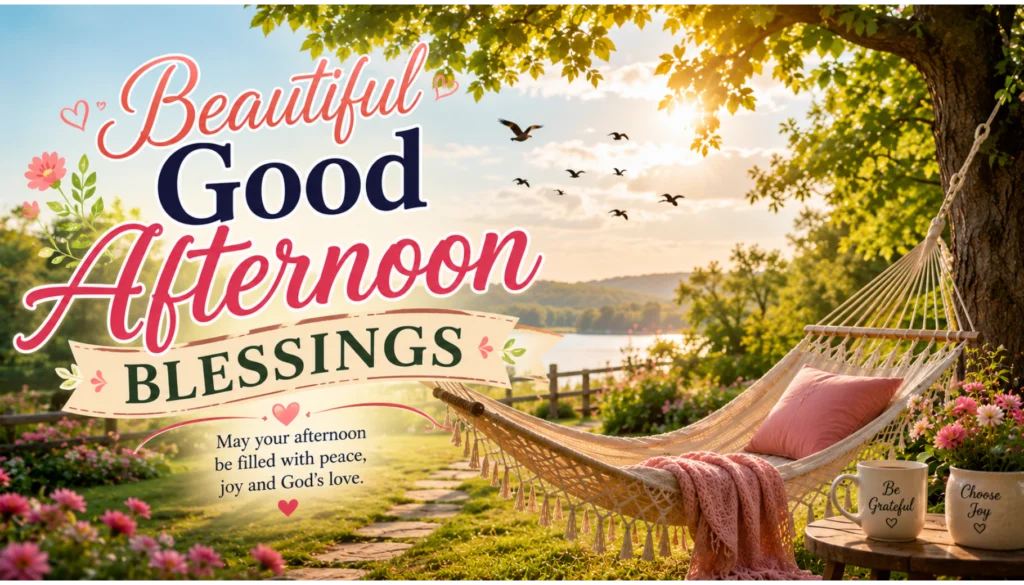 Beautiful Good Afternoon Blessings