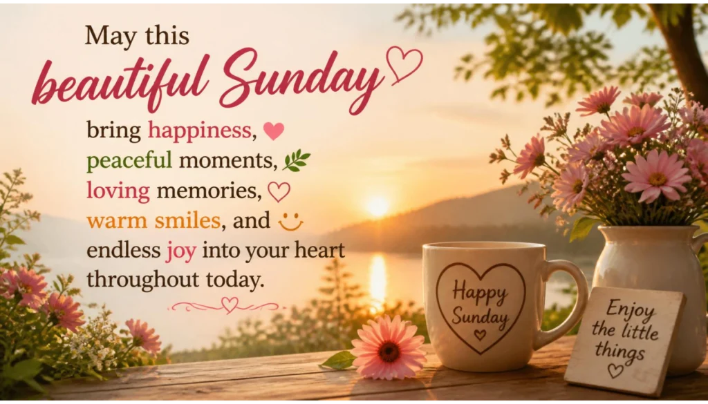 Beautiful Sunday Blessings and Messages