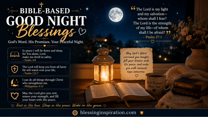 Bible-Based Good Night Blessings