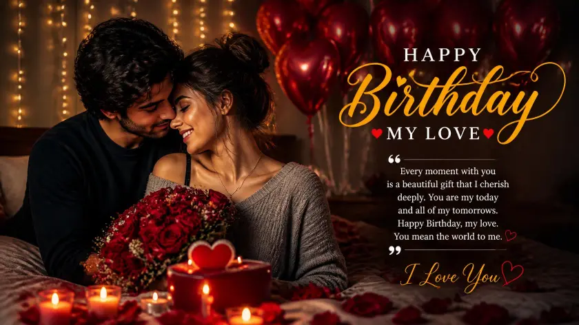Birthday Wishes My Love — Personal