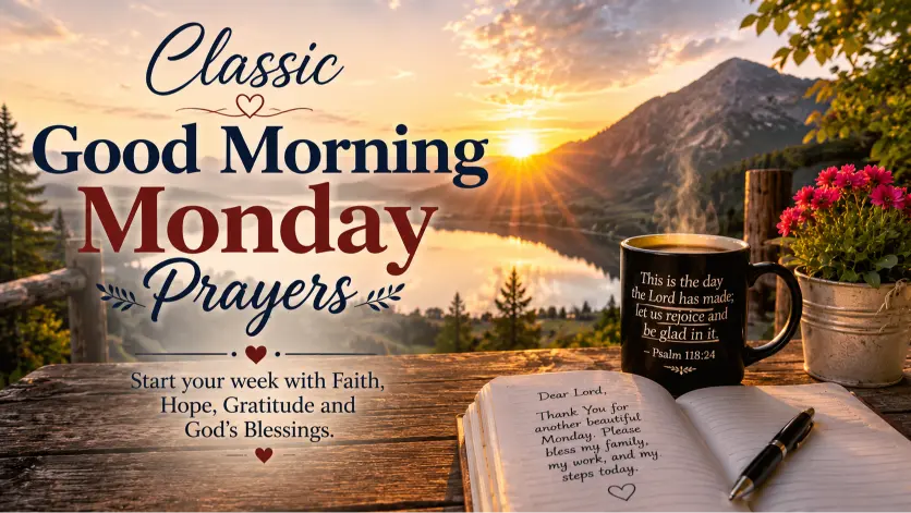 Classic Good Morning Monday Prayers