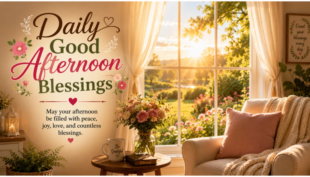 Daily Good Afternoon Blessings