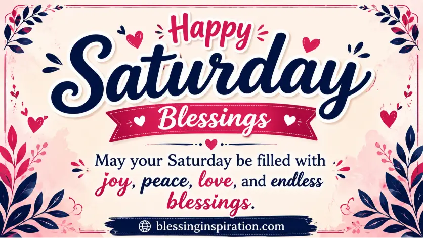 Free Saturday Blessings Images & GIFs