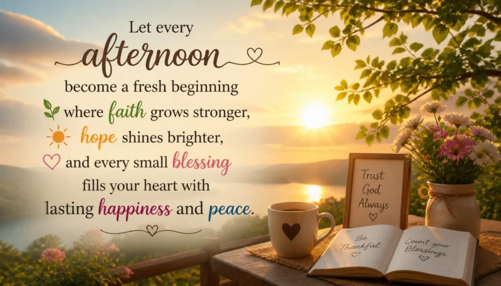 Good Afternoon Blessings Quotes