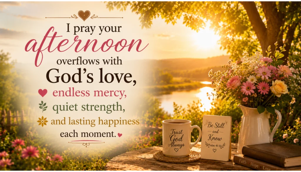 Good Afternoon Blessings and Prayers