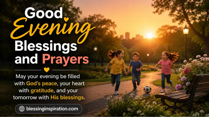 Good Evening Blessings and Prayers