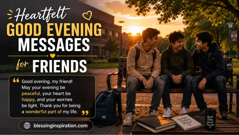 Good Evening Messages for Friends