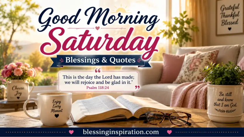 Good Morning Saturday Blessings