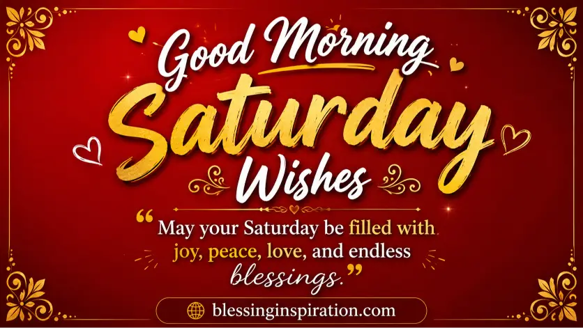 Good Morning Saturday Wishes