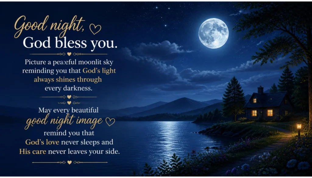 Good Night God Bless Quotes With Images