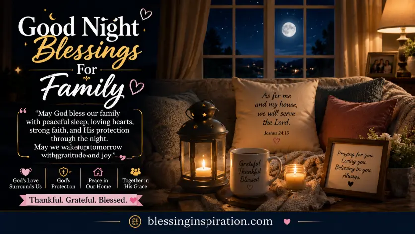 Good night blessings for family

