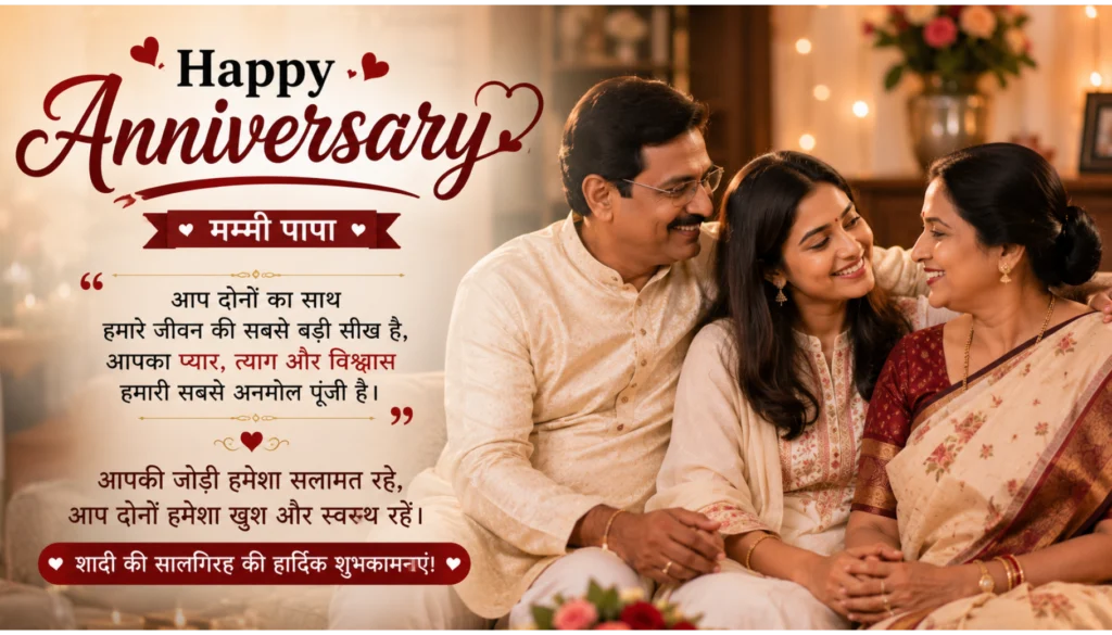 Happy Anniversary Wishes for Parents