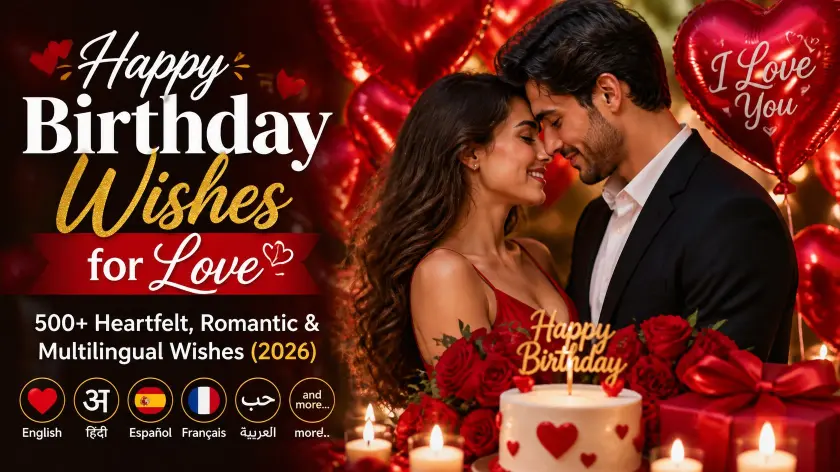 Happy Birthday Wishes for Love