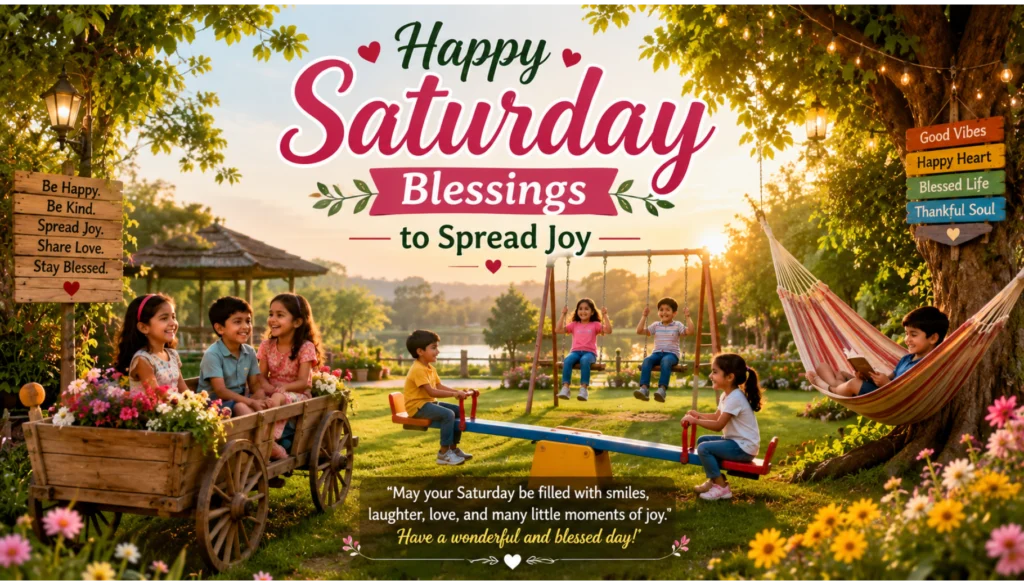 Happy Saturday Blessings to Spread Joy
