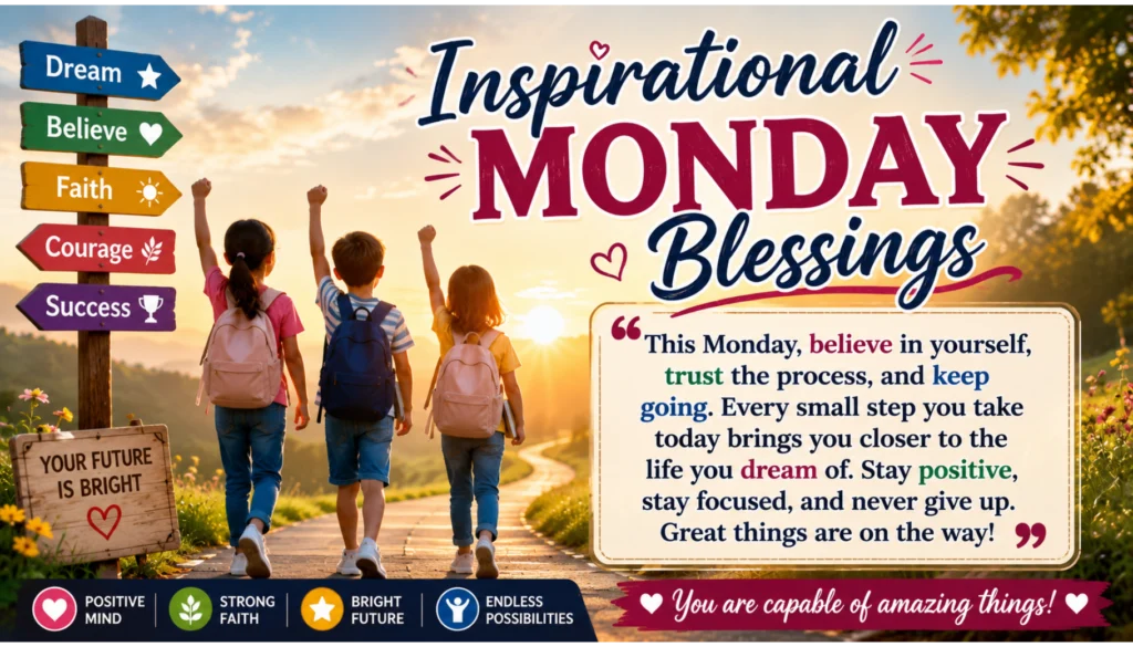Inspirational Monday Blessing