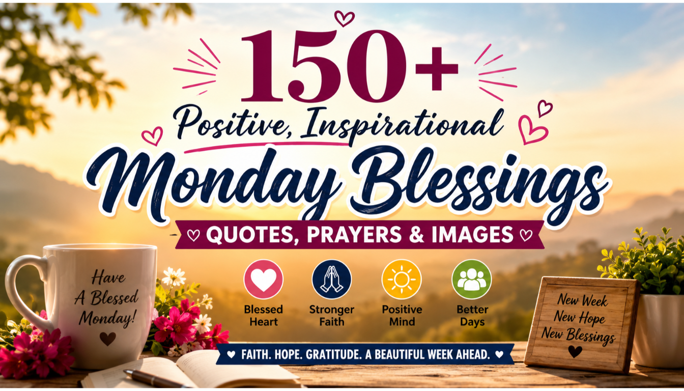 Inspirational Monday Blessings