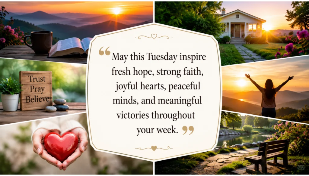 Inspirational Good Morning Tuesday Blessings for the Week Ahead