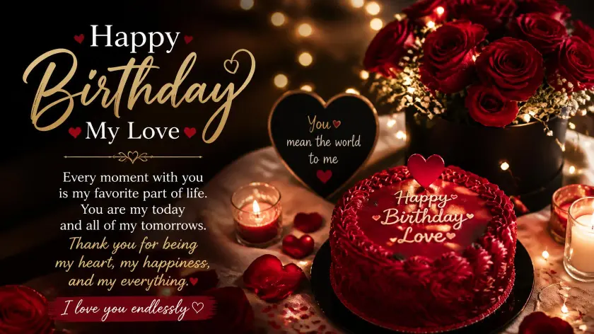Instagram Happy Birthday Wishes for Love