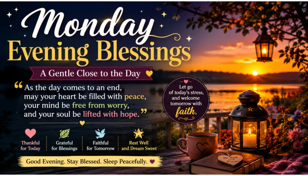 Monday evening blessing