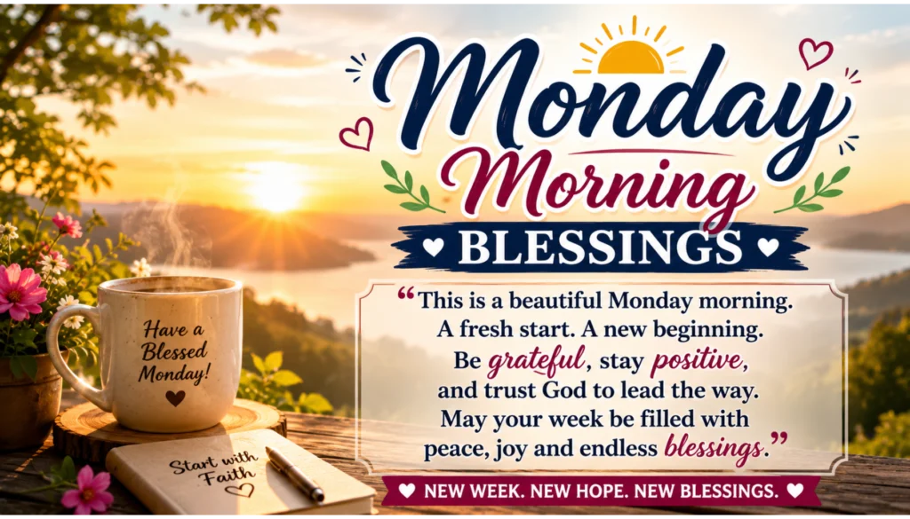 Monday Morning Blessings