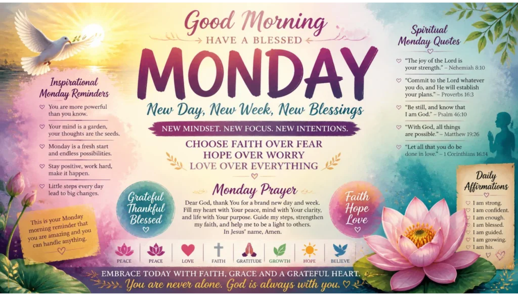 Monday Morning Blessings