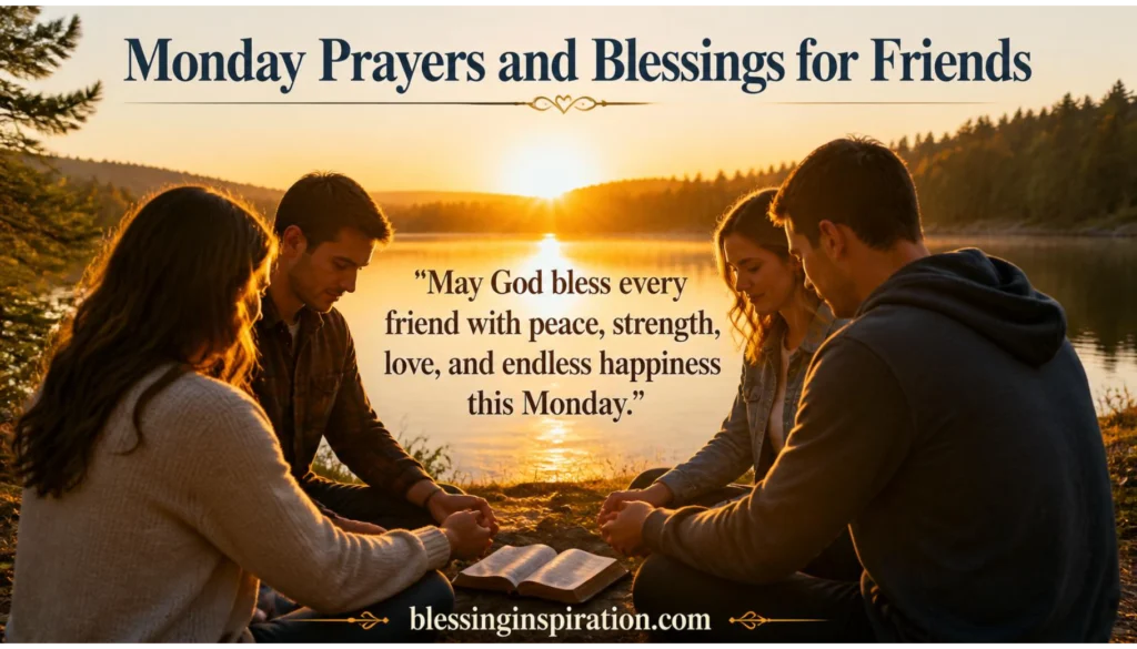 Monday Prayers and Blessings for Friends
