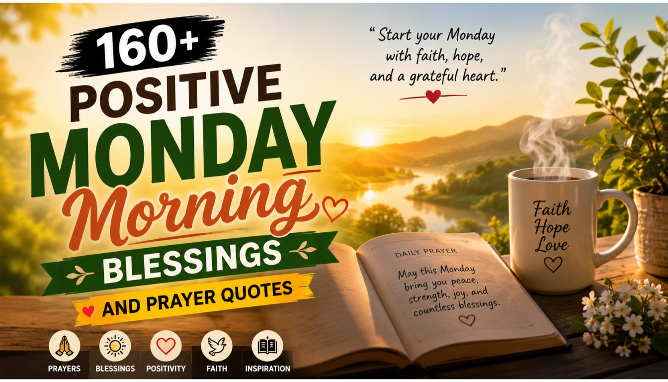 Monday morning blessings and prayer quotes