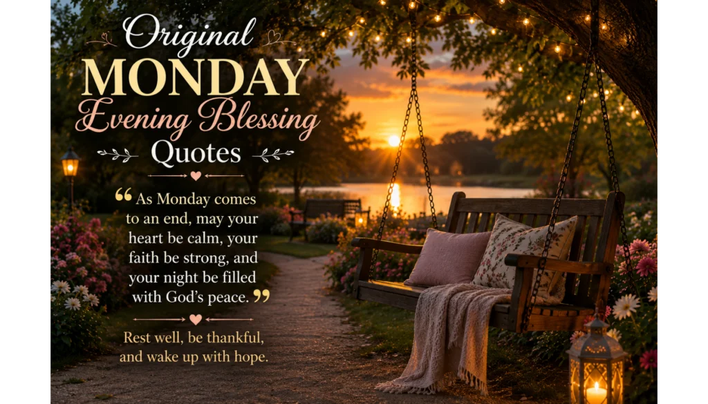 Original Monday Evening Blessing