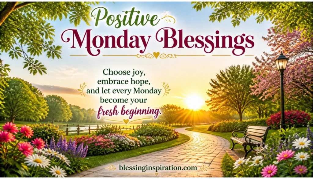 Positive Monday Blessings