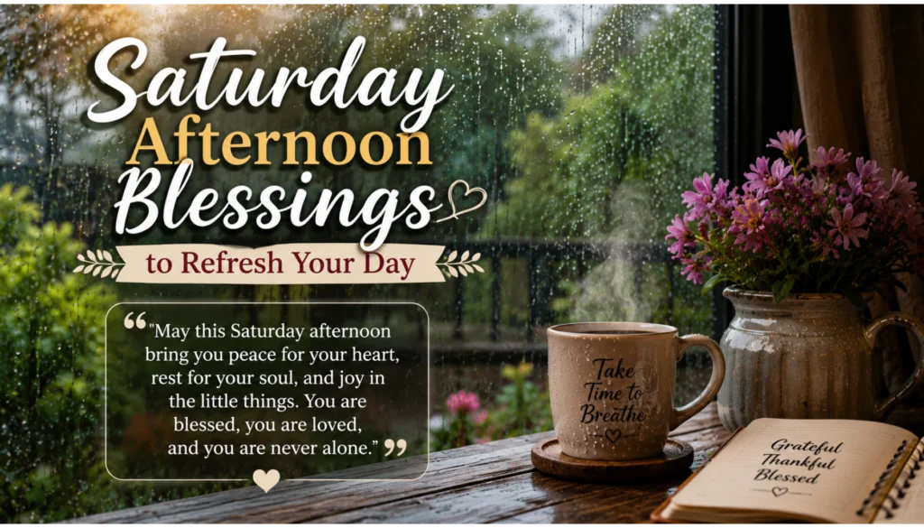 Saturday Afternoon Blessings