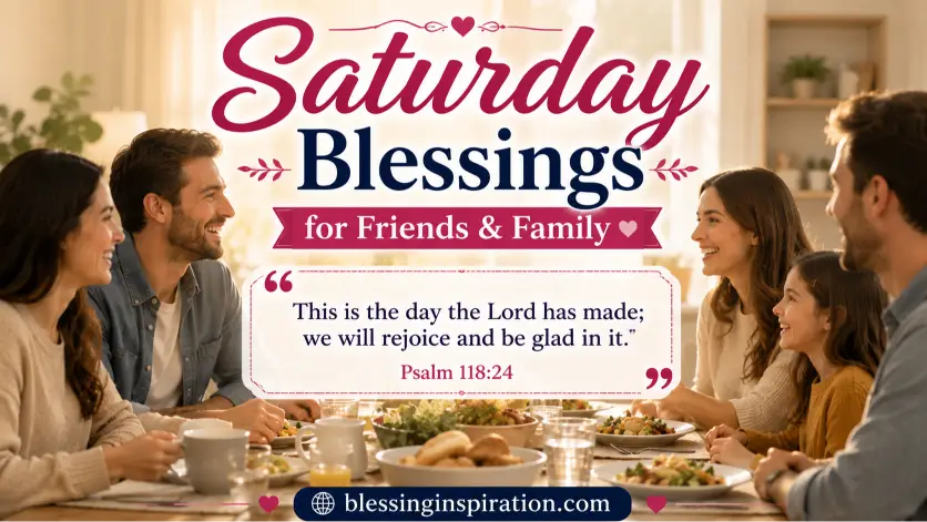 Saturday Blessings for Friends & Family