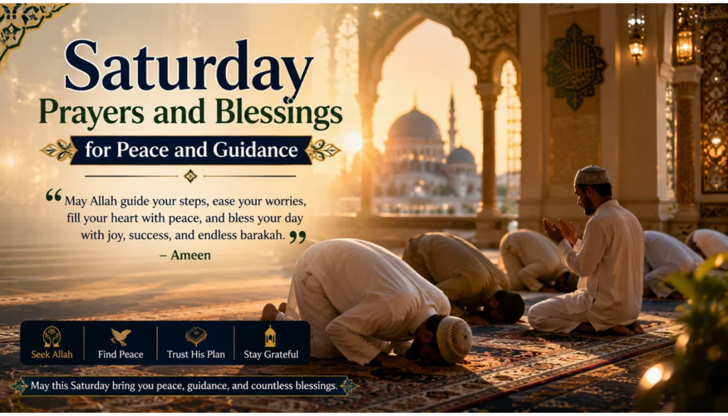 Saturday Prayers and Blessings for Peace