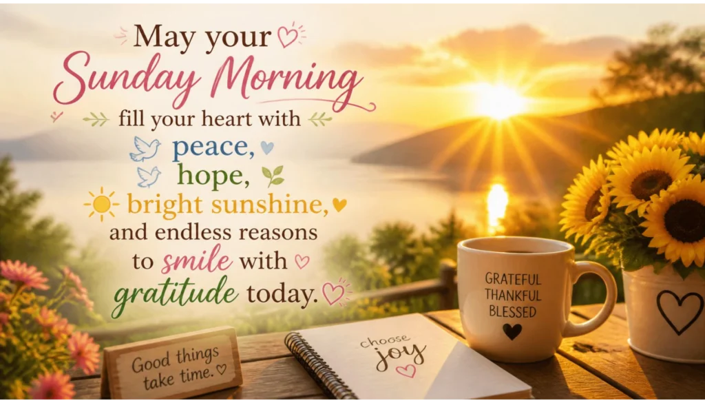 Sunday Morning Blessings