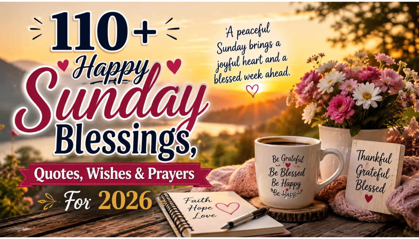 Happy Sunday Blessings