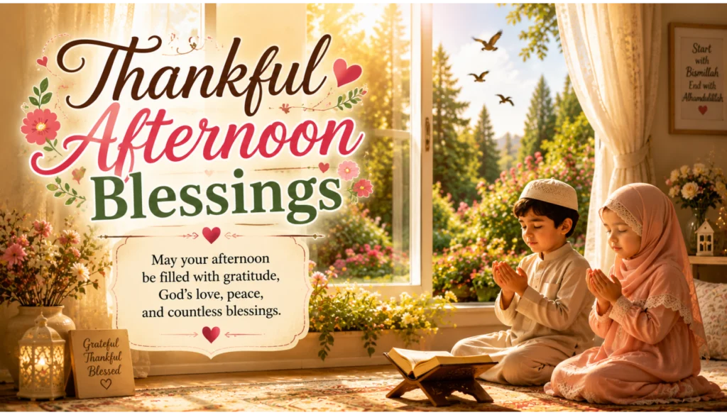 Thankful Afternoon Blessings
