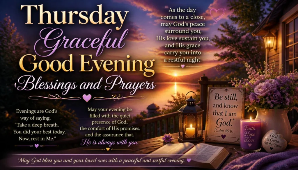 Thursday Graceful Good Evening Blessings
