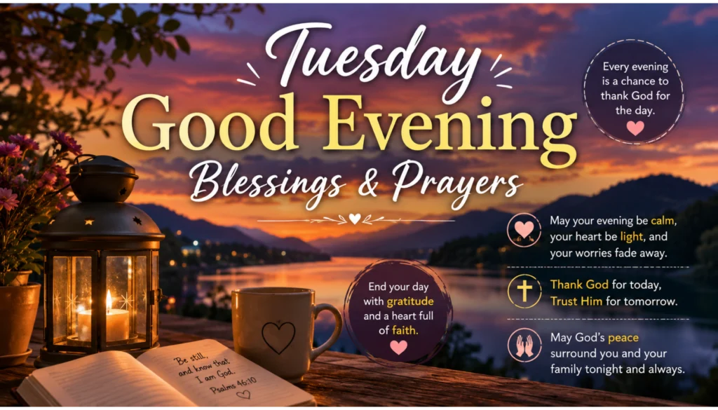 Tuesday Good Evening Blessings