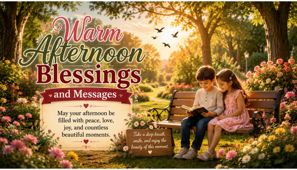 Warm Afternoon Blessings and Messages
