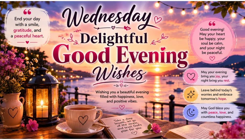 Wednesday Delightful Good Evening Wishes
