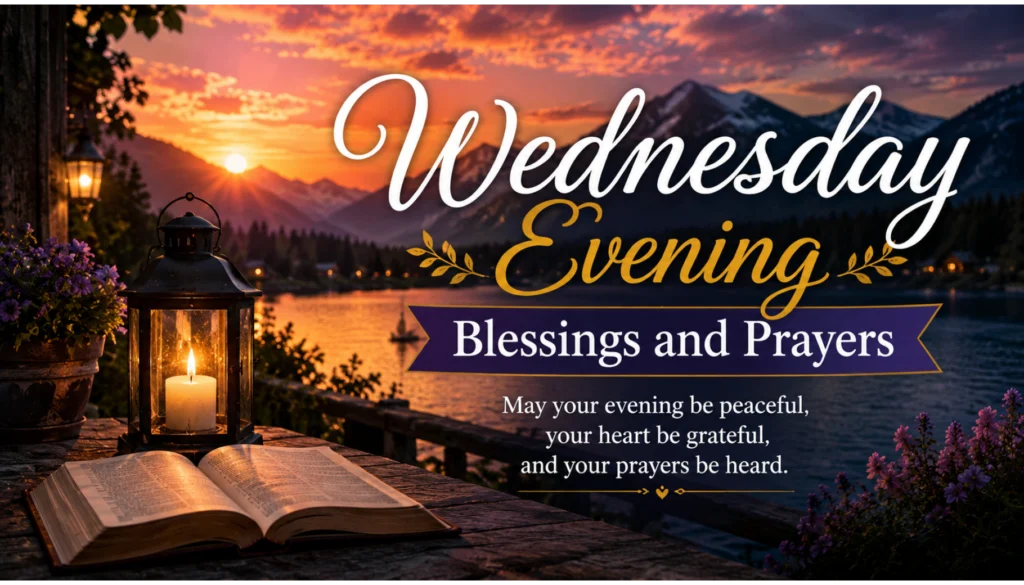 Wednesday Evening Blessings and Prayers