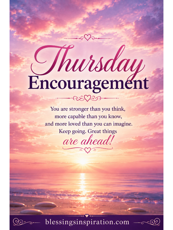African American Faith and Thursday Encouragement