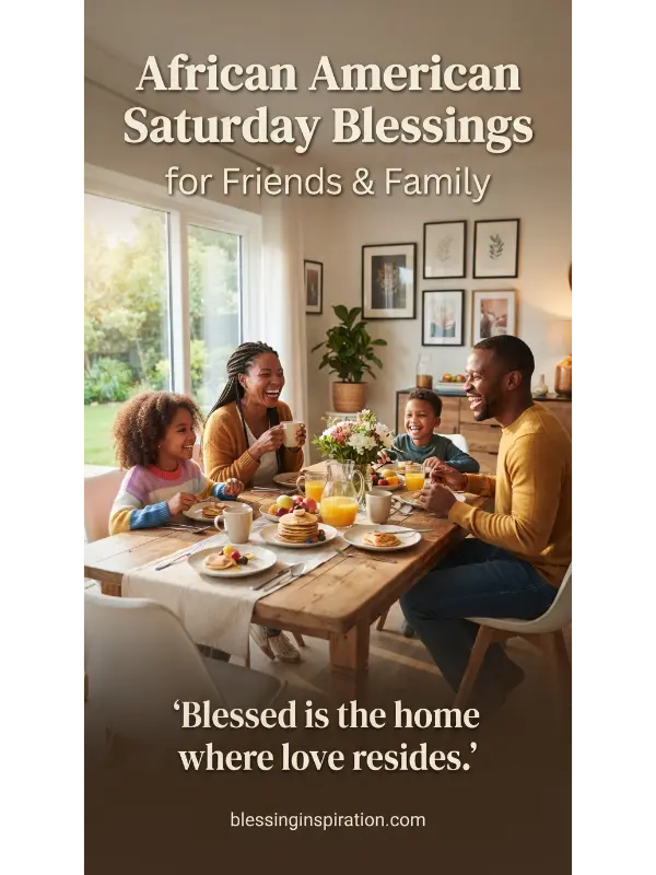 African American Saturday Blessings for Friends & Family
