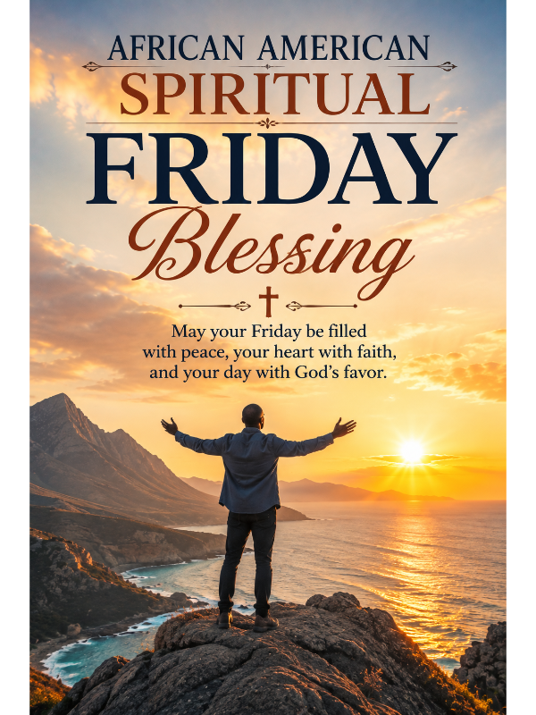 African American Spiritual Friday Blessing
