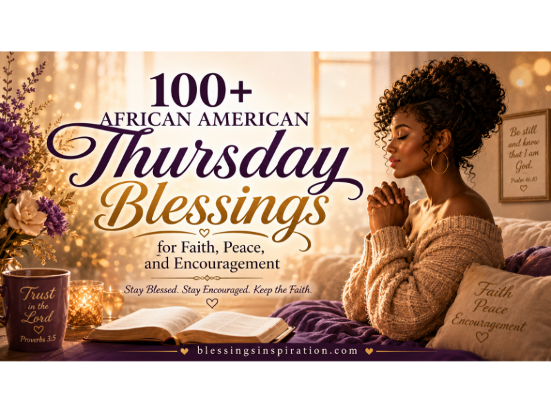 African American Thursday Blessings