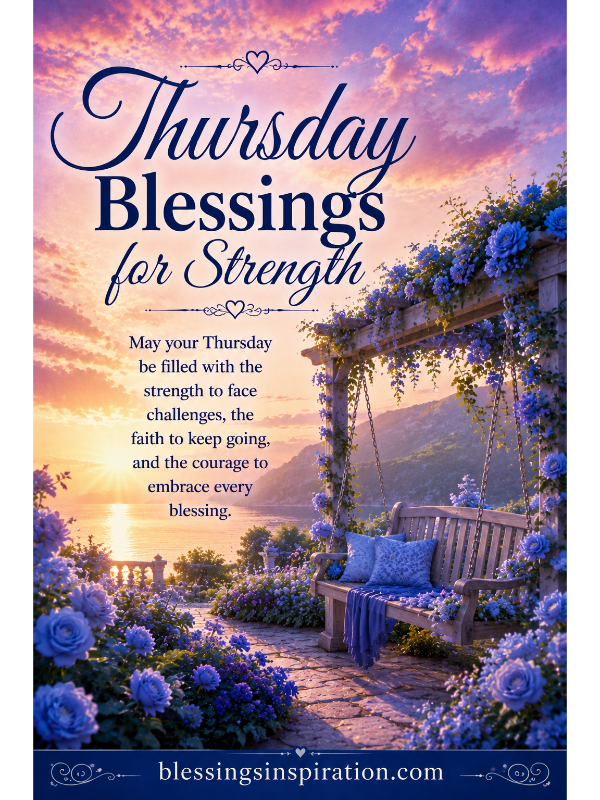 African American Thursday Blessings for Strength