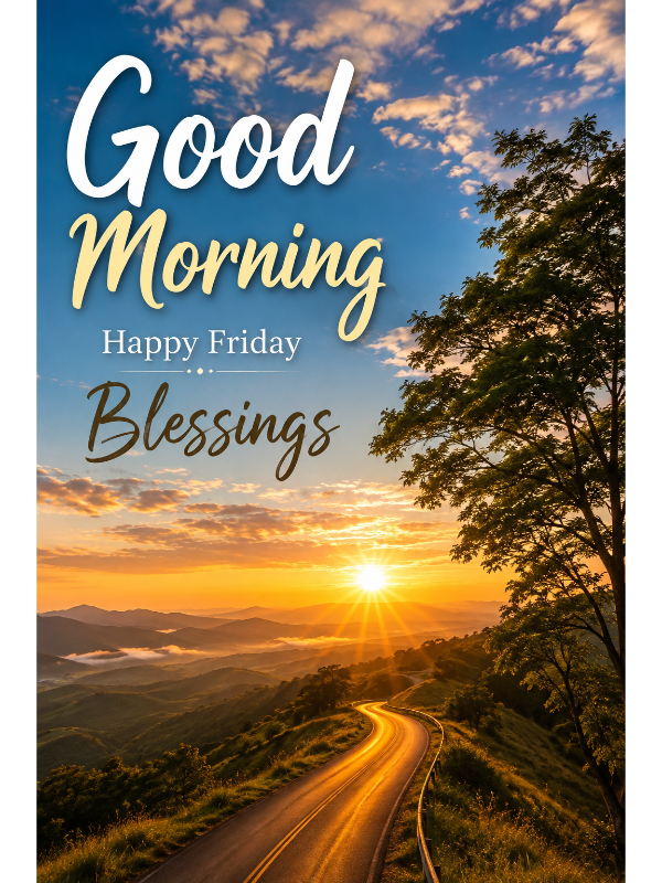 Beautiful Good Morning Friday Blessings