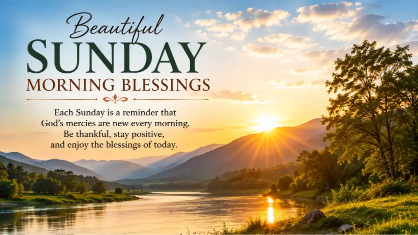 Beautiful Sunday Morning Blessings Images and Quotes