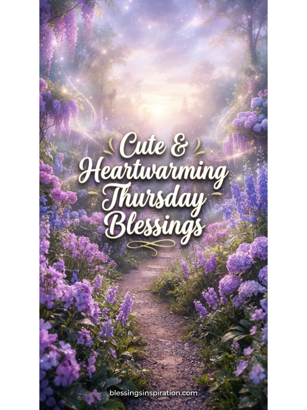 Cute & Heartwarming Thursday Blessings
