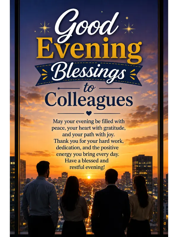 Good Evening Blessings to Colleagues